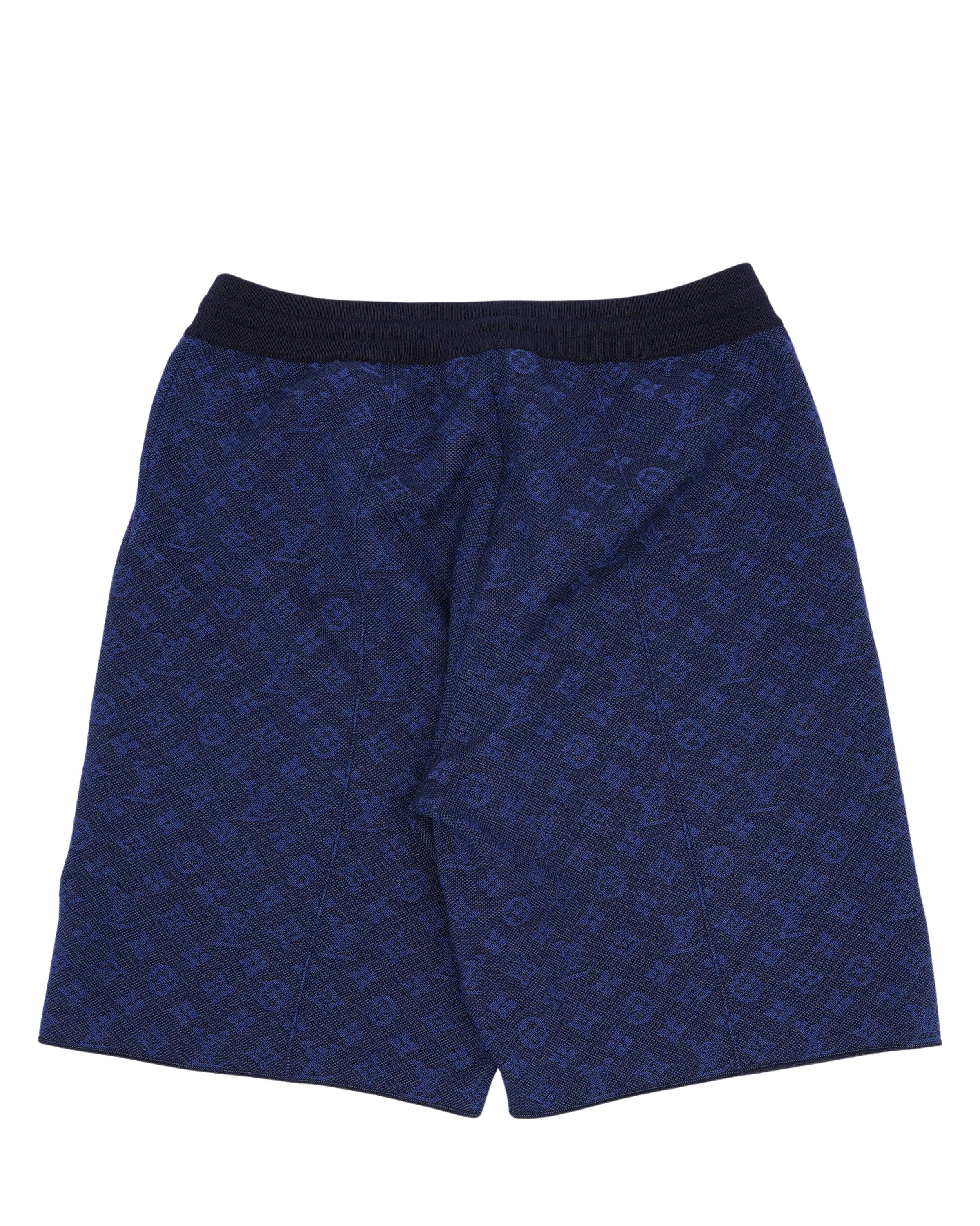 Monogram Wool Shorts