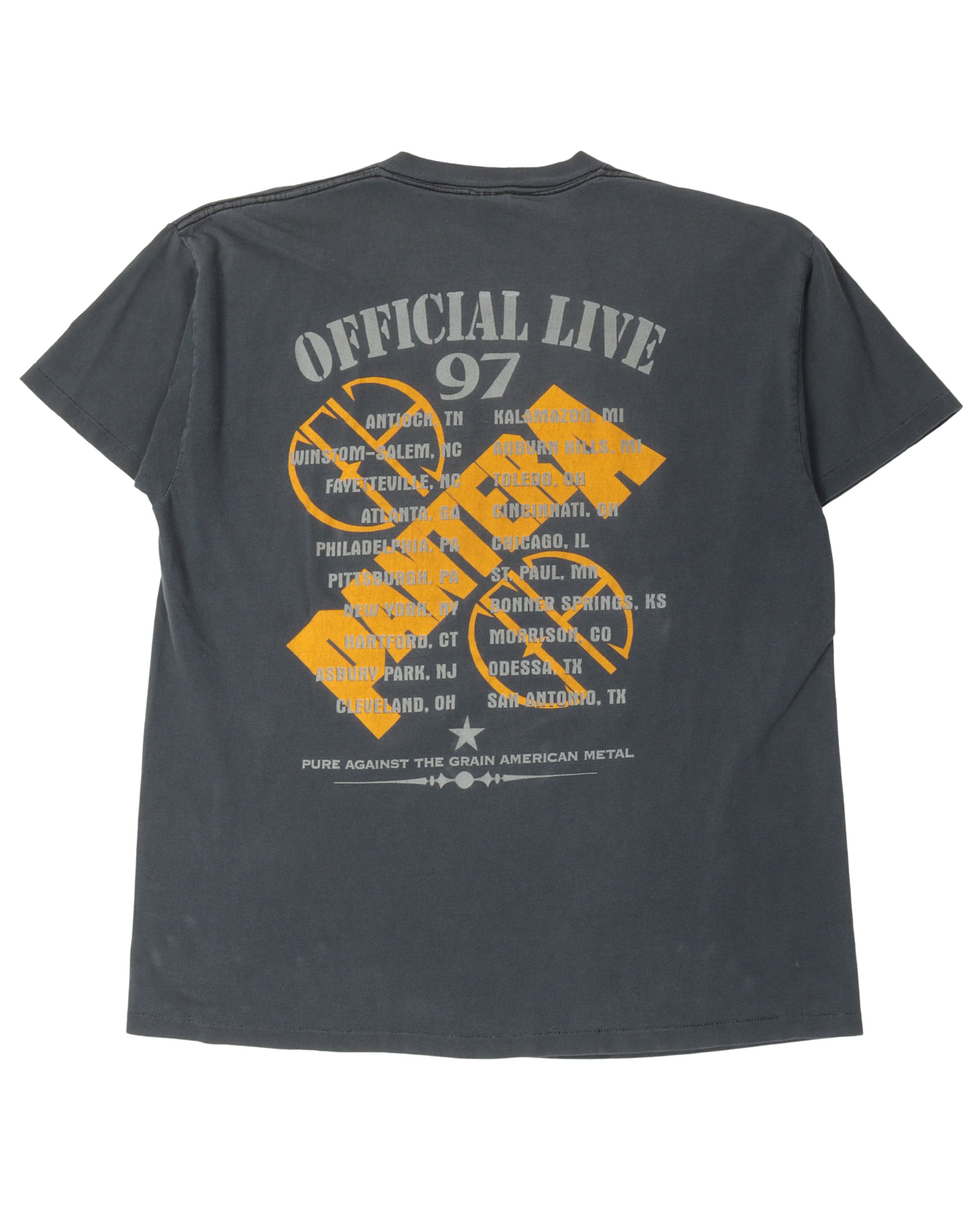 1997 Pantera 101 Proof T-Shirt