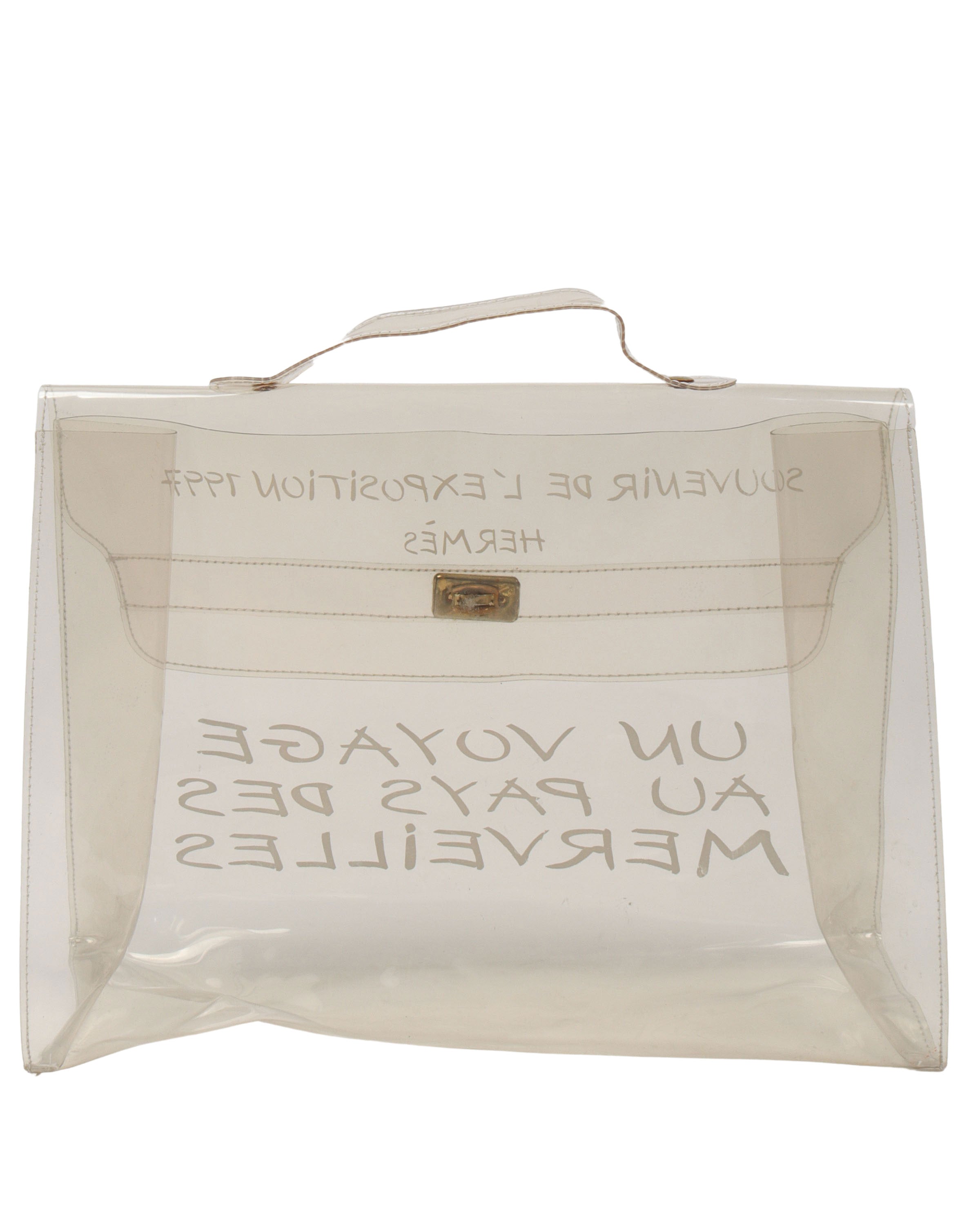 1997 Clear Promotional Kelly Bag