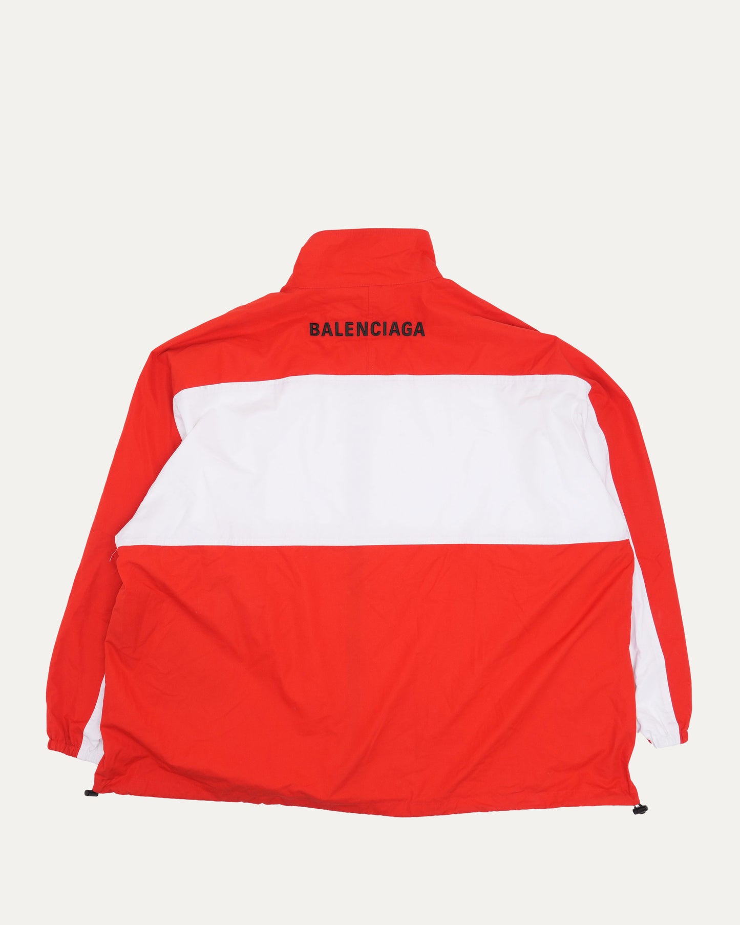 Oversized Color Block Track Jacket