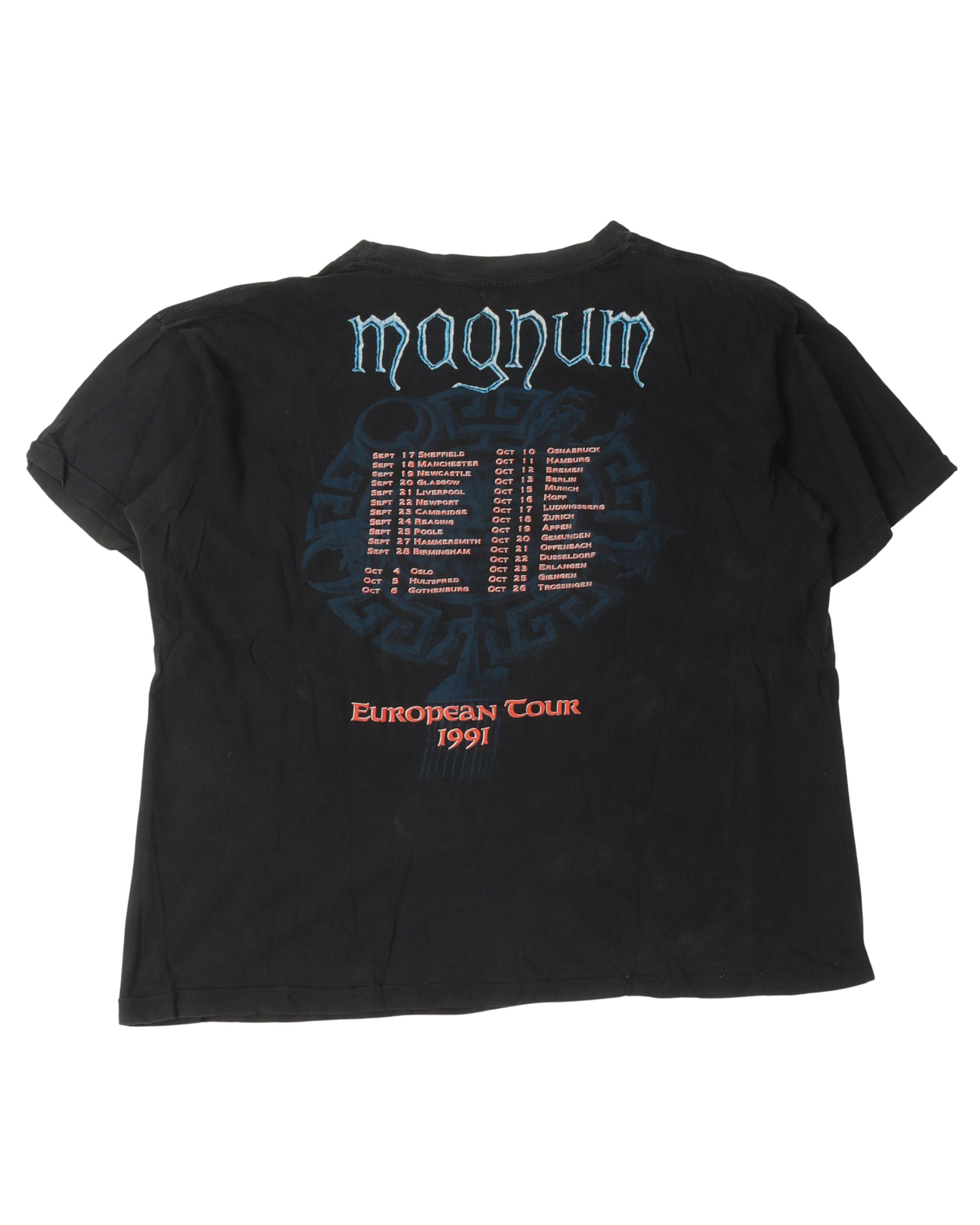 Magnum "The Spirit" 1991 European Tour T-Shirt