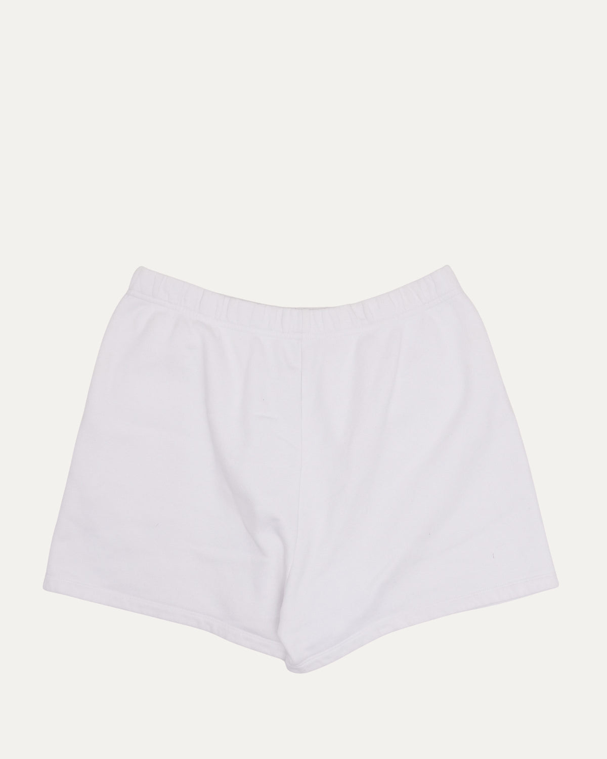 White Paper Jam Cross Patch Sweat Shorts