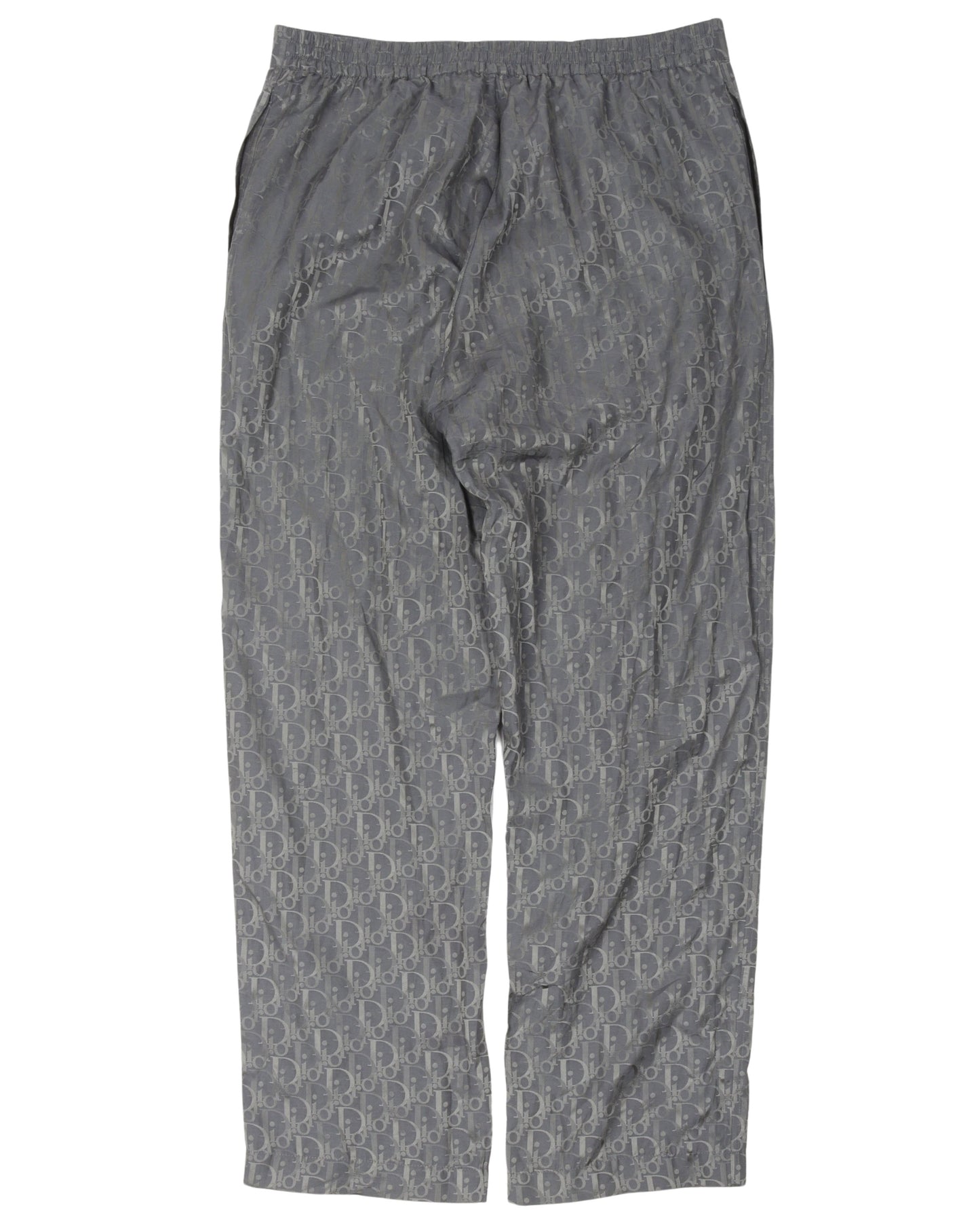 Silk Blend Oblique Monogram Pants