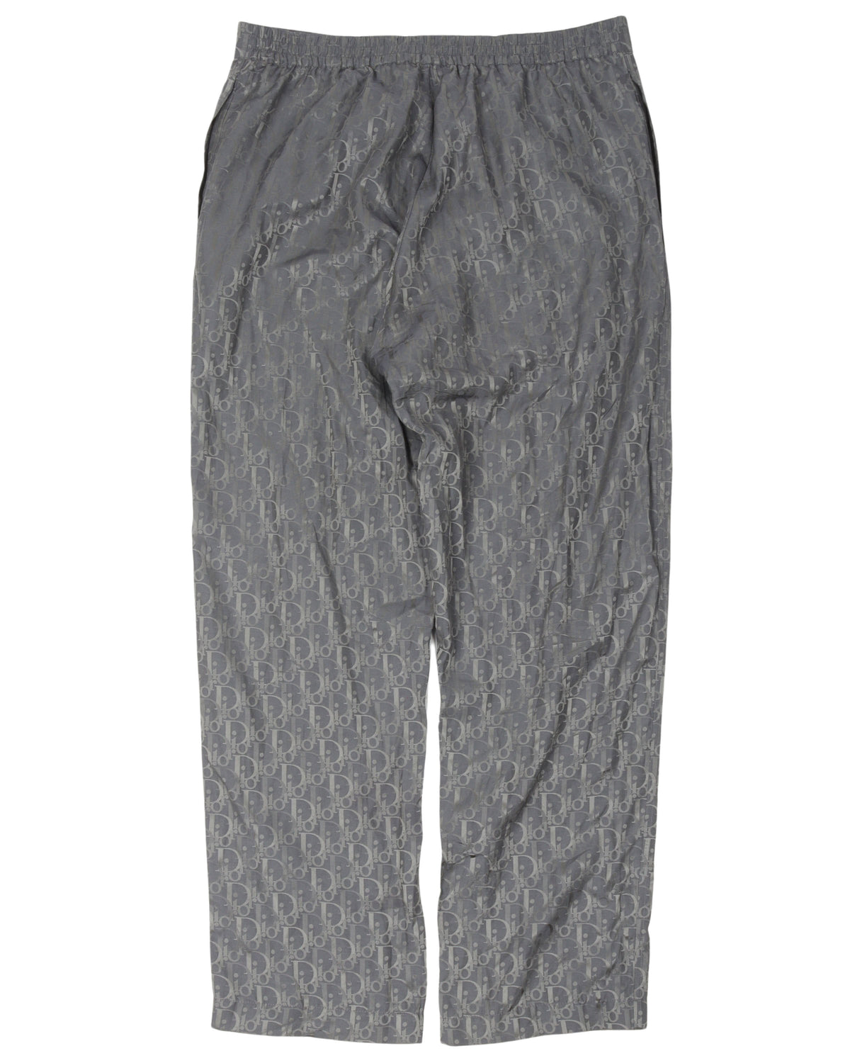 Silk Blend Oblique Monogram Pants