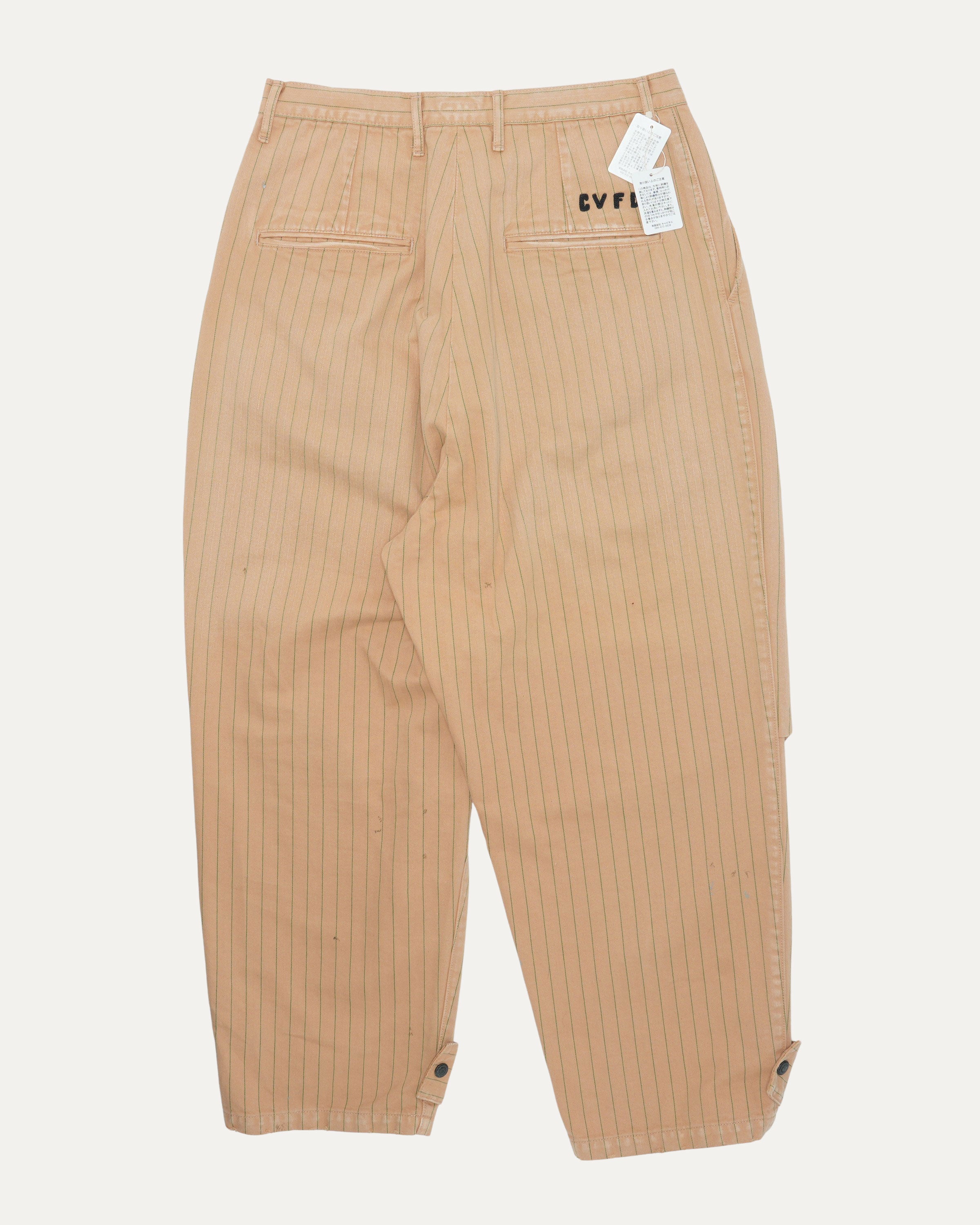 Pleated Pinstripe Pants