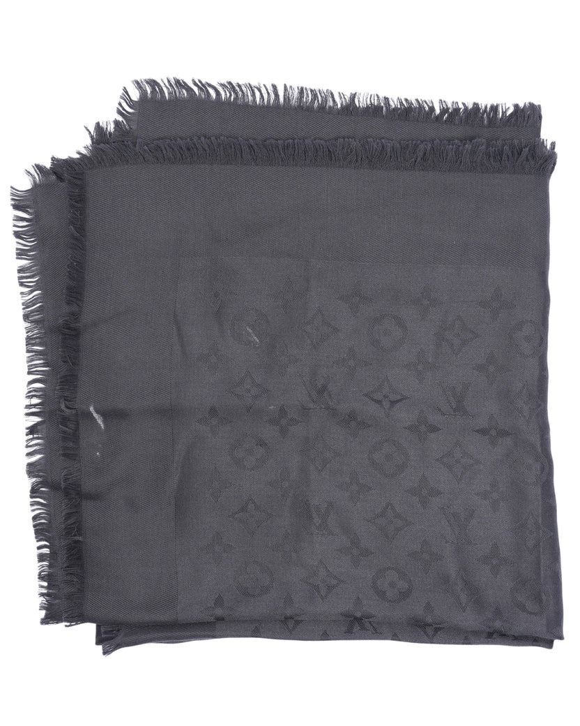 Tonal Monogram Scarf