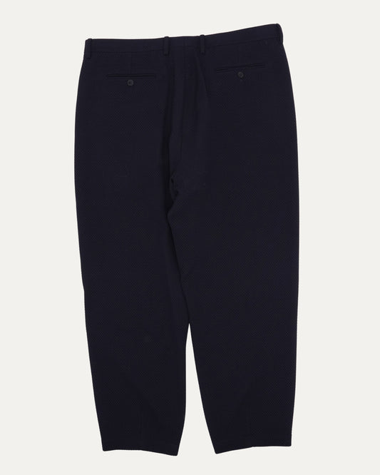 Seersucker Pleated-Waist Chino Pants