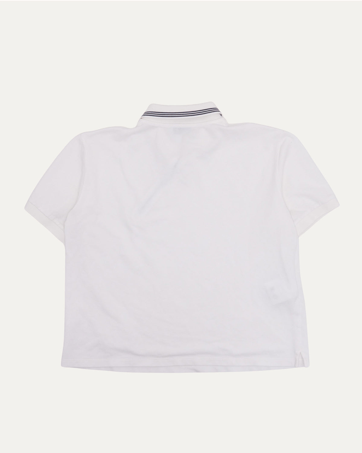 Diagonal Zipper Polo