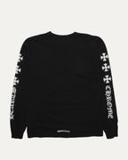 Plus Cross Long Sleeve Pocket T-Shirt
