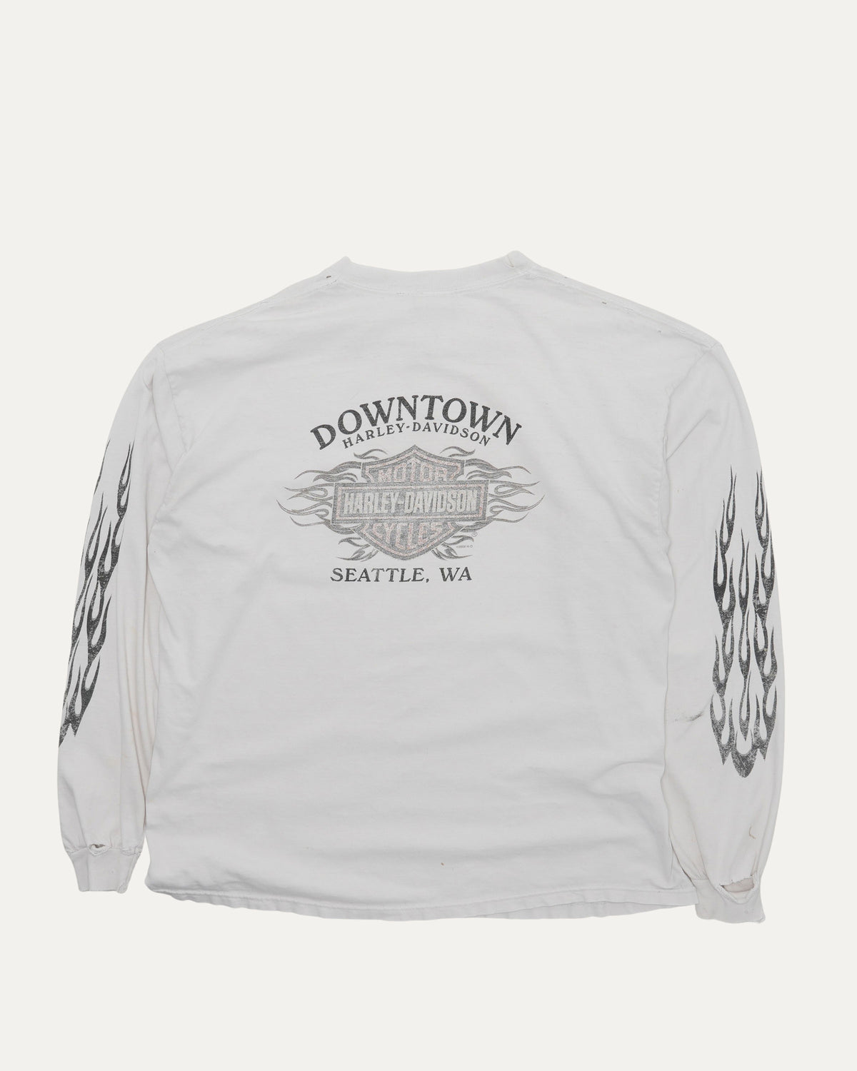 Harley Davidson Seattle, Washington Pocket Long Sleeve T-Shirt