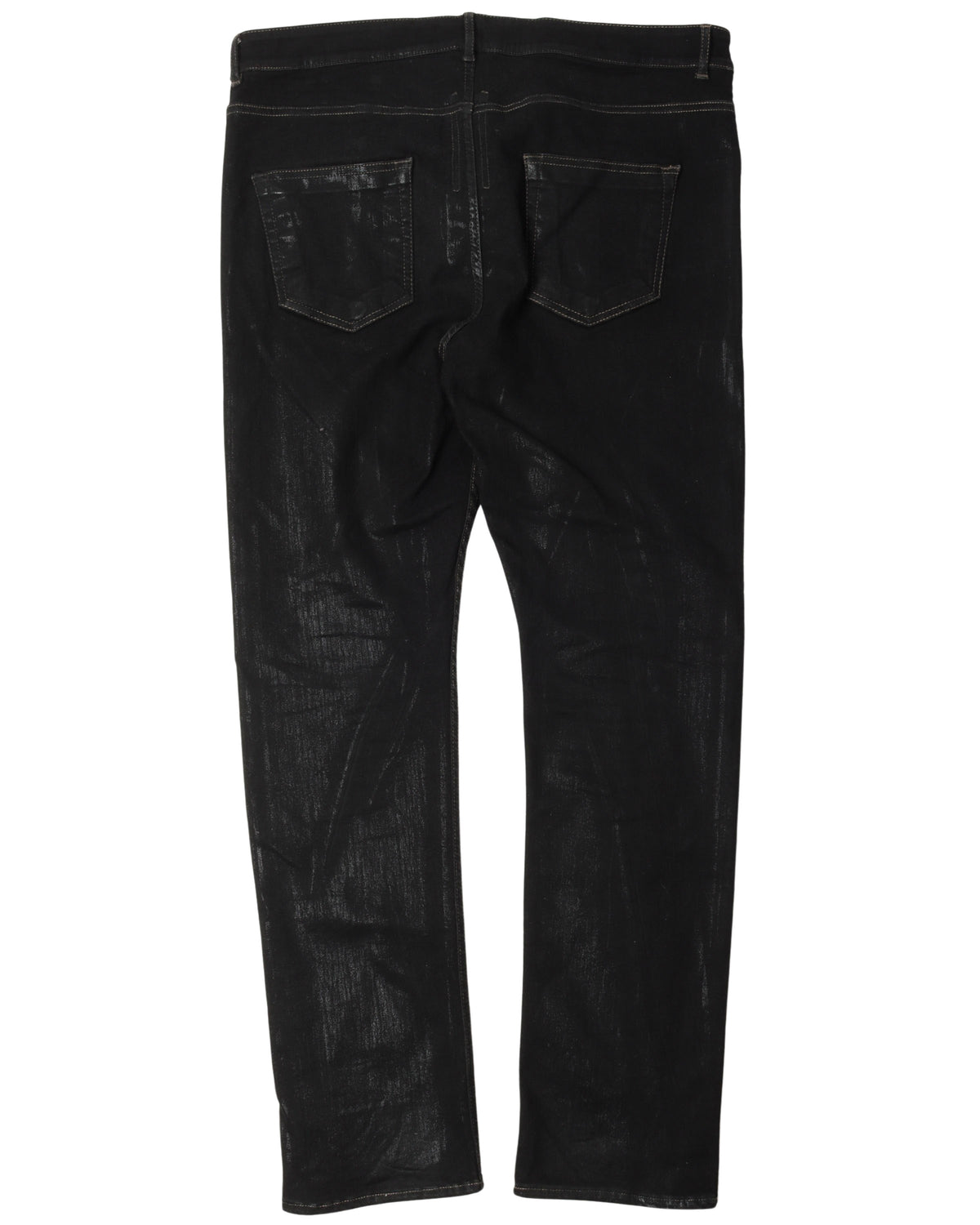 Waxed Denim Jeans
