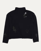 Paper Jam Cross Patch Quarter Zip Sweatshirt