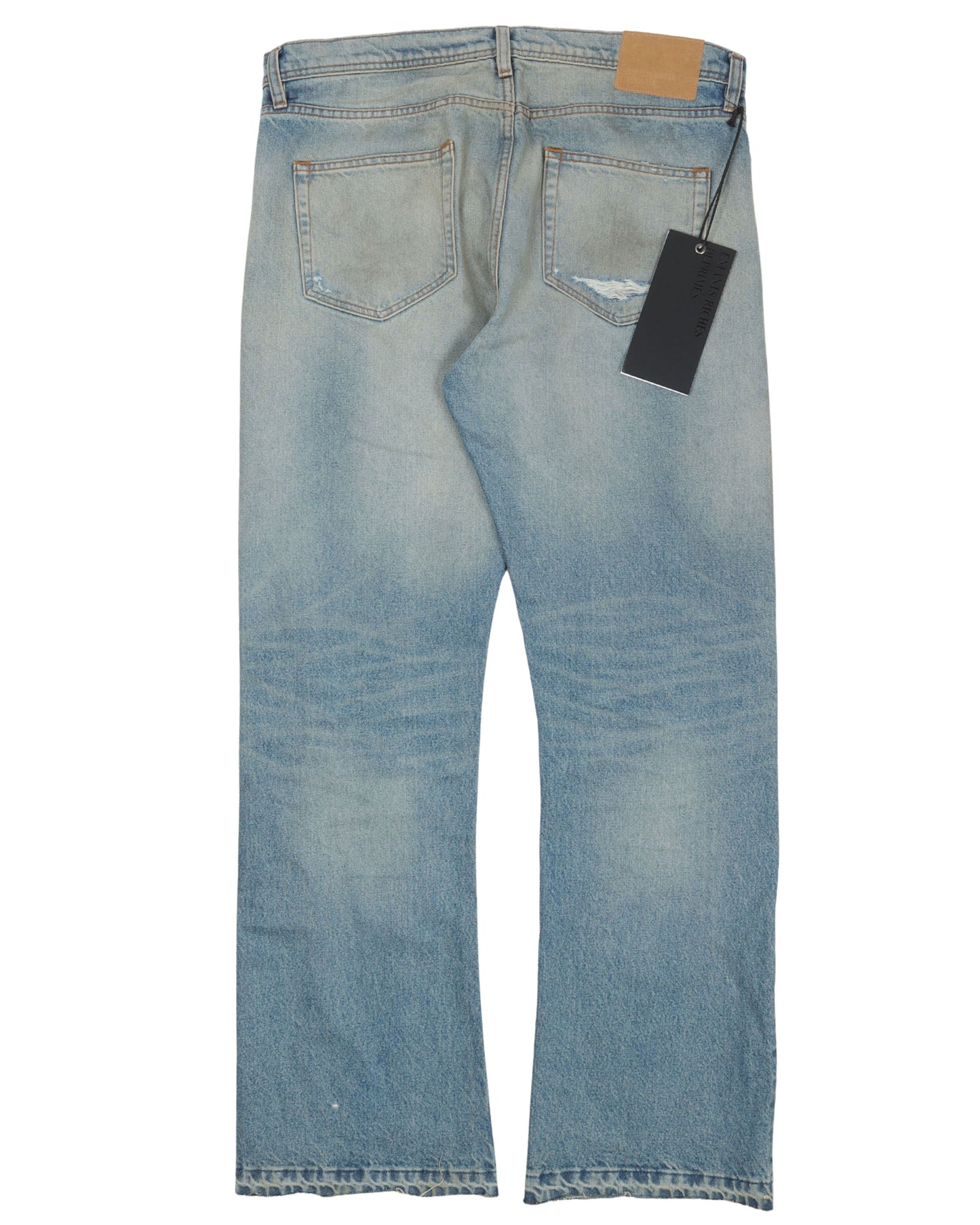 Flared Distressed Jeans