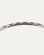 Cross Engraved Hoop Earrings