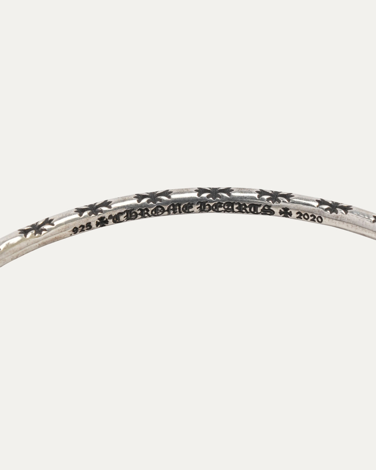 Cross Engraved Hoop Earrings