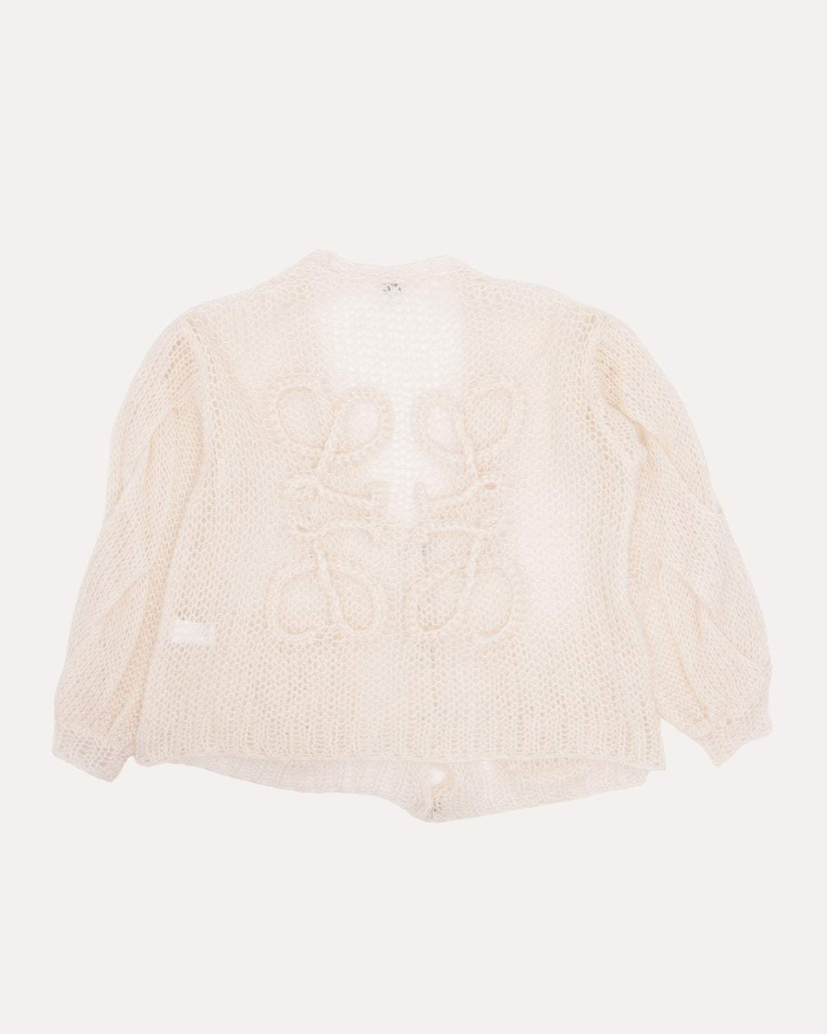 Mohair Blend Anagram Cardigan