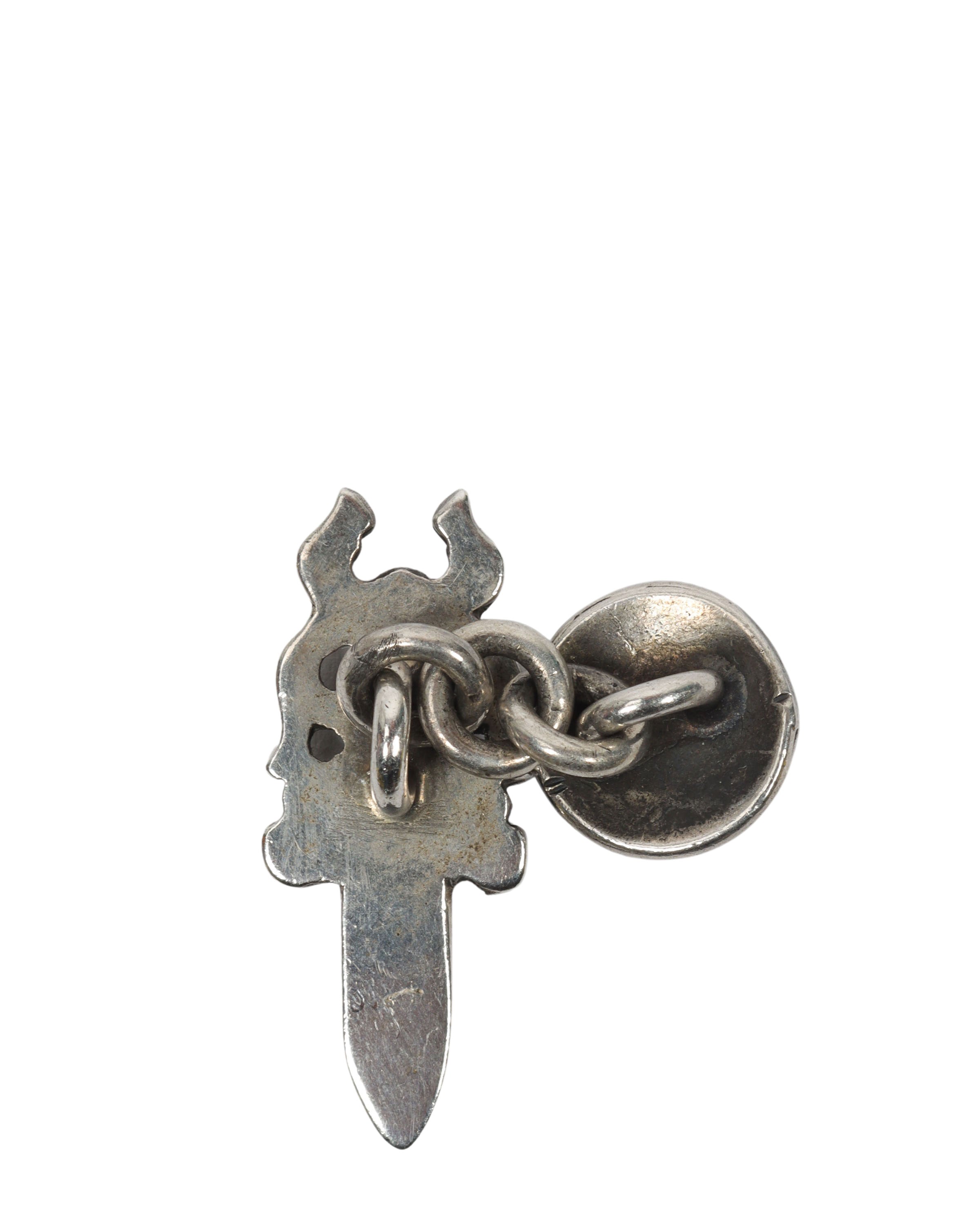 Dagger and Horseshoe Pendant (1 Cuff link)