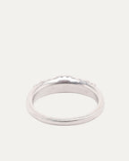 Diamond Mini Floral Cross Ring