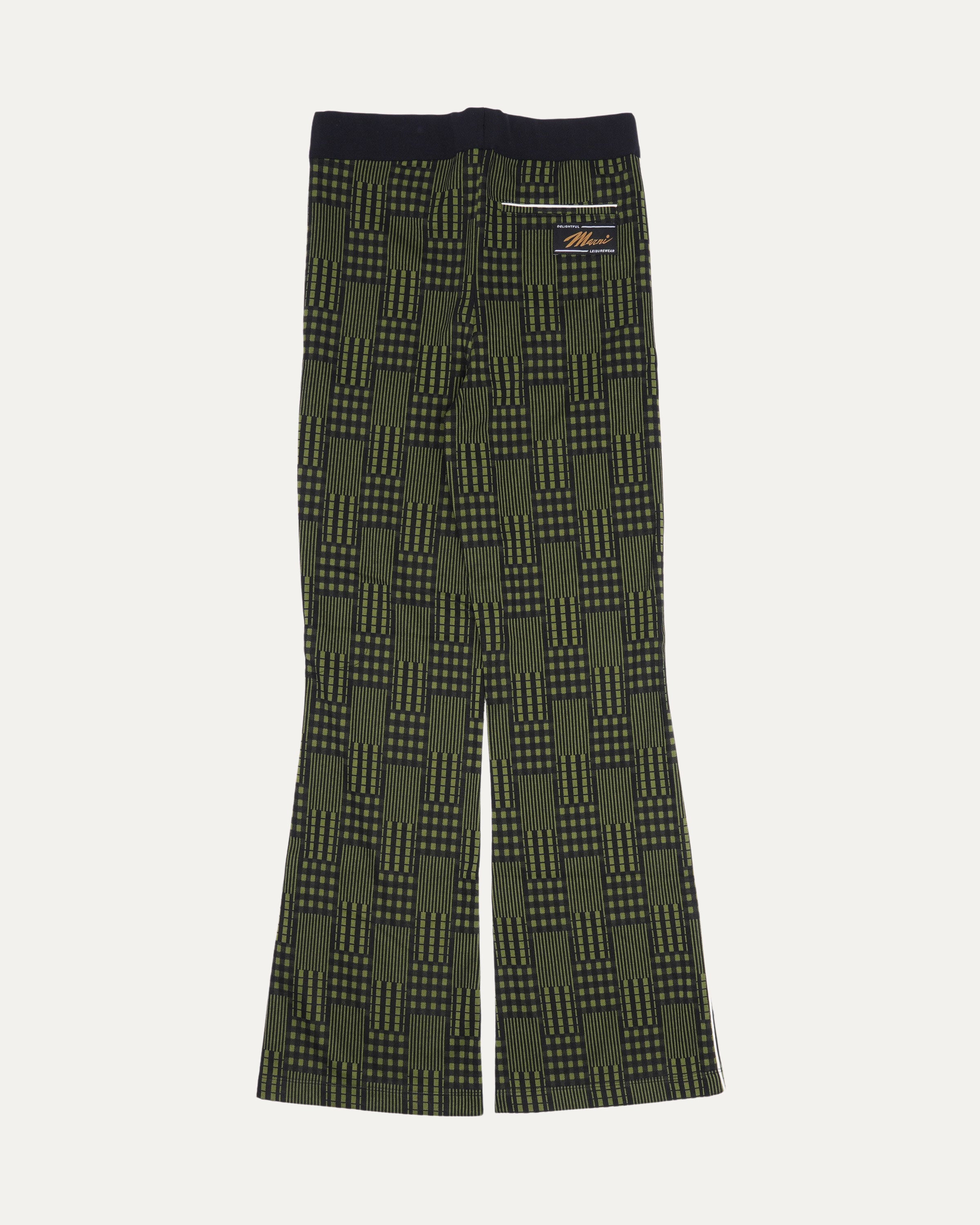 Plaid Flared Pants