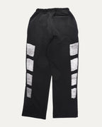 Silver Panel Flared Sweatpants