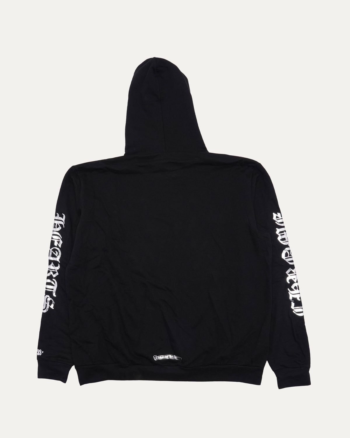 Online Exclusive Metallic Vertical Logo Hoodie