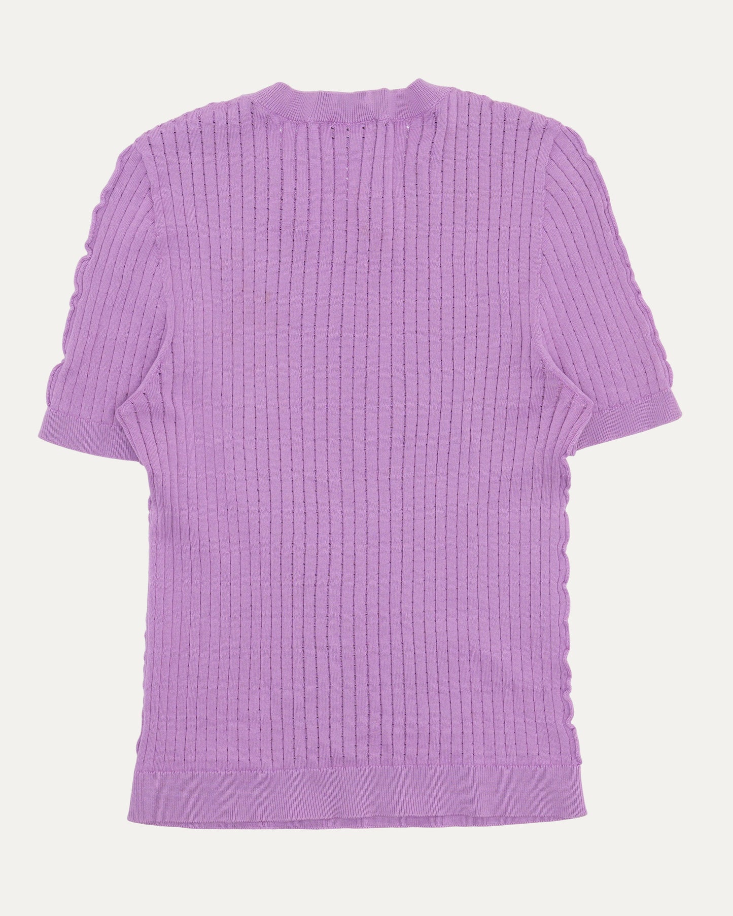 Ribbed Short Sleeve Shirt