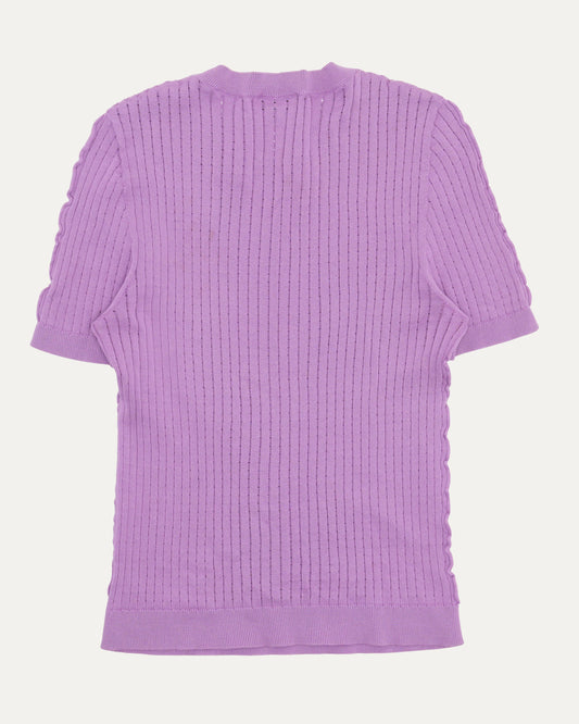 Ribbed Short Sleeve Shirt