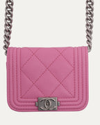 Mini Quilted Boy Flap Belt Bag