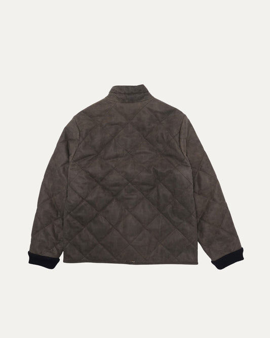 Leather Quilted Puffer Jacket