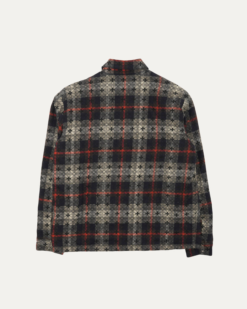 Paded Monogram Work Dog Flannel Jacket