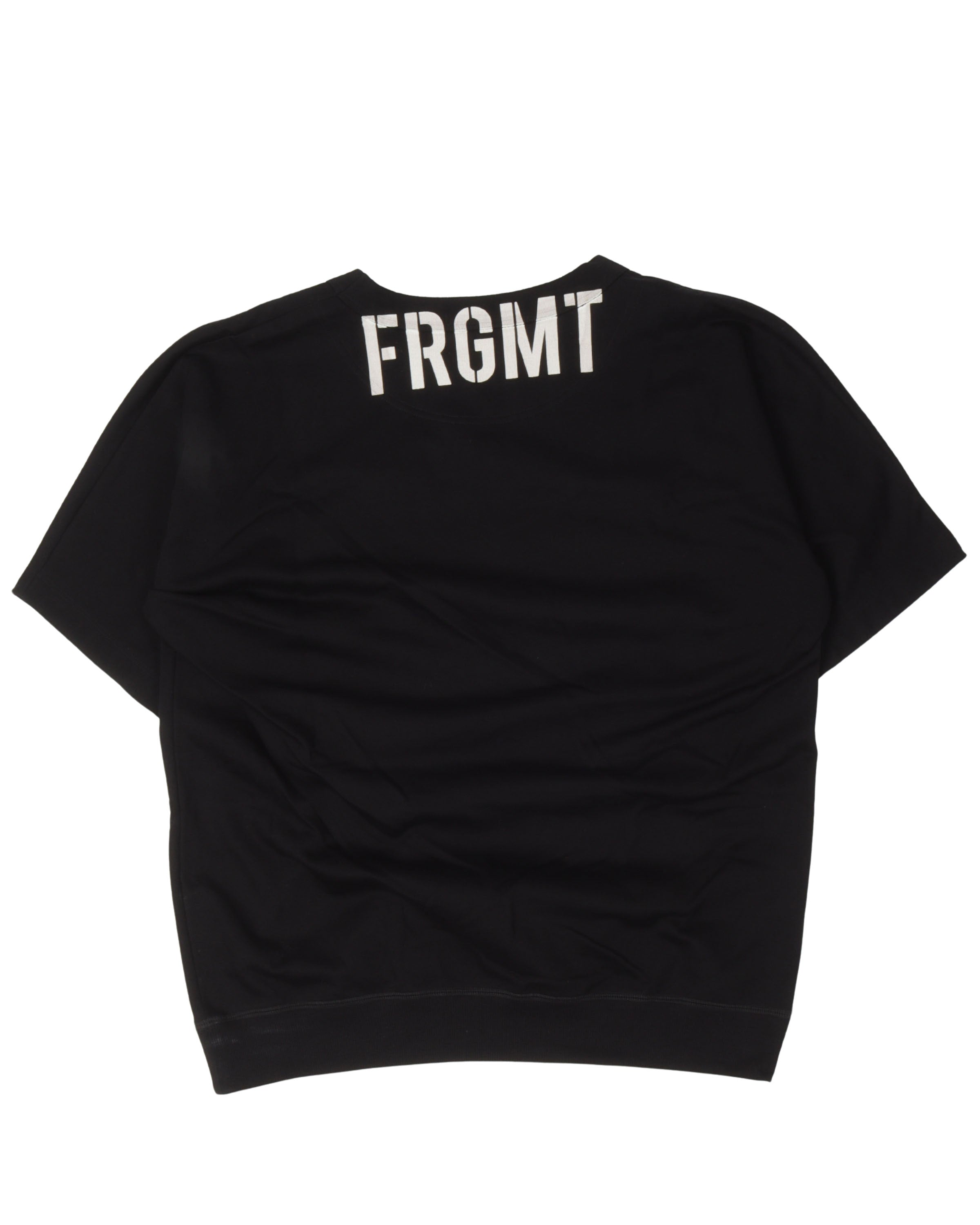 Fragment Graphic Short Sleeve Sweatshirt