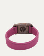 Plus Cross Leather Bracelet