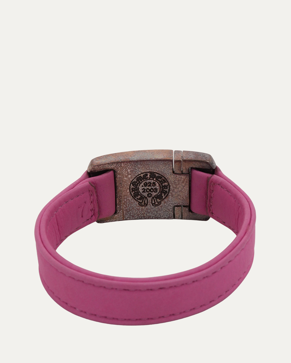 Plus Cross Leather Bracelet
