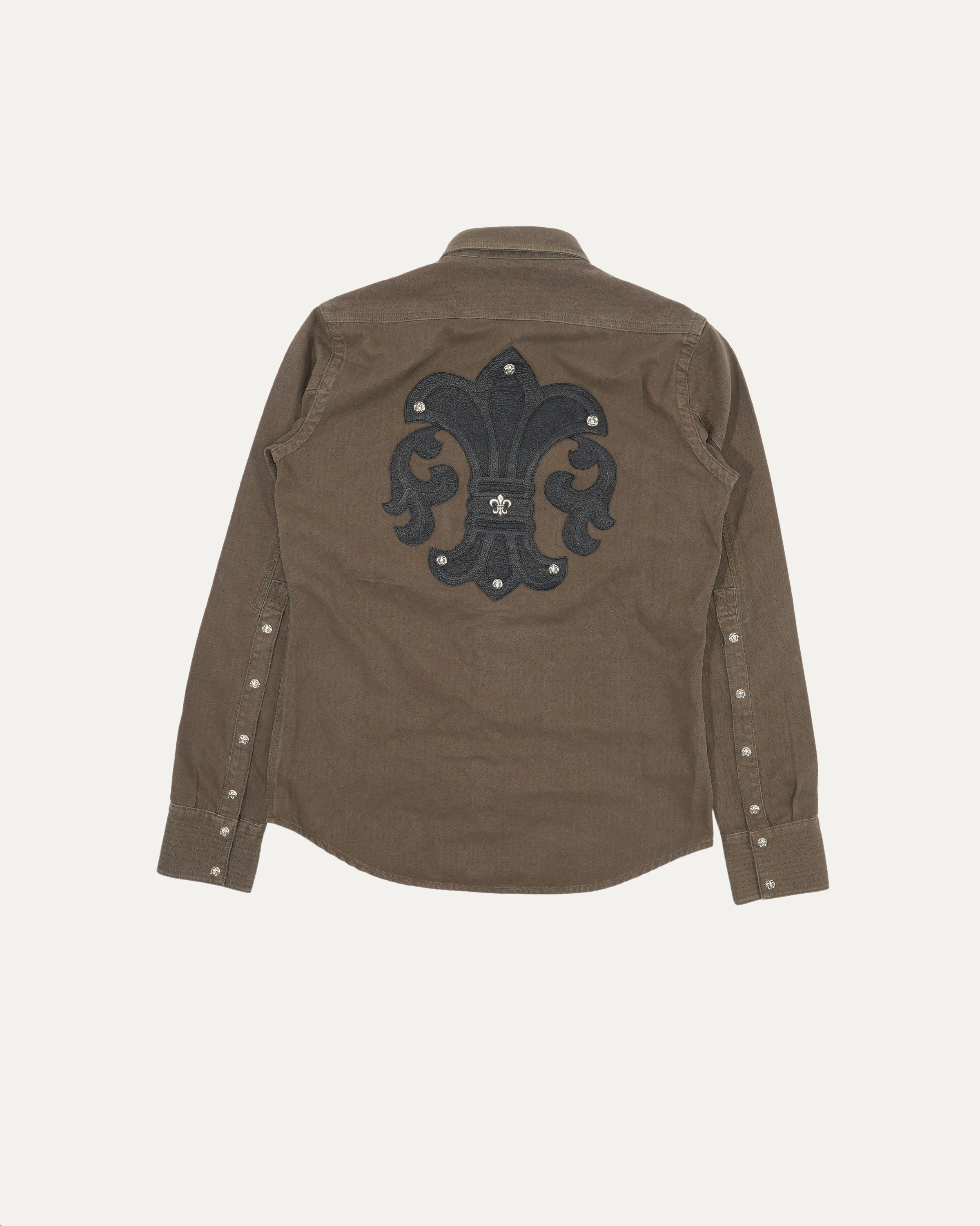 Fleur Patch Military Shirt