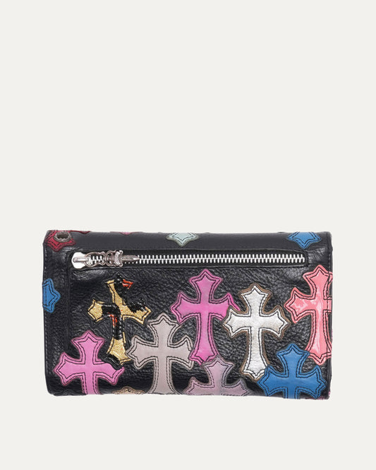 Multicolor Cross Patch 'WAVE' Wallet