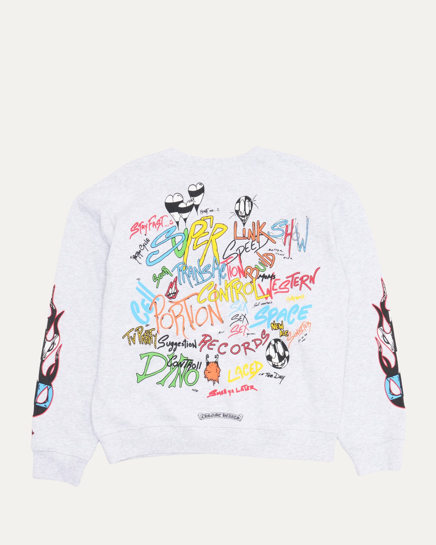 Matty Boy Slogan Crewneck Sweatshirt