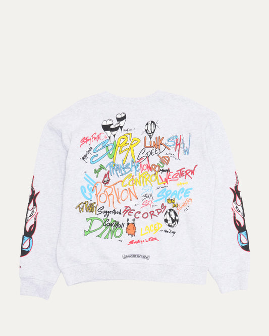Matty Boy Slogan Crewneck Sweatshirt