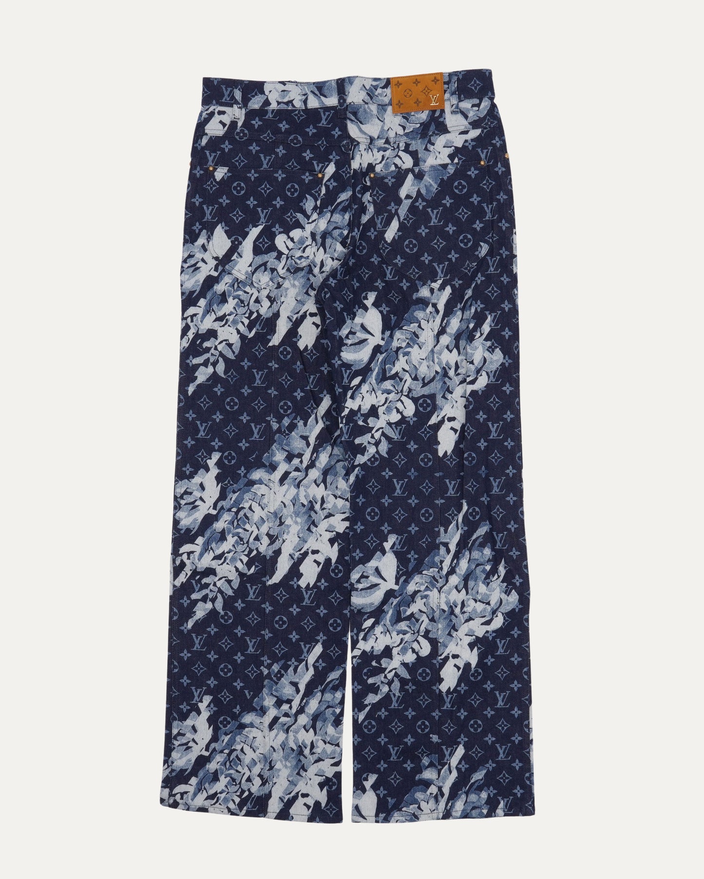 Floral Monogram Jeans