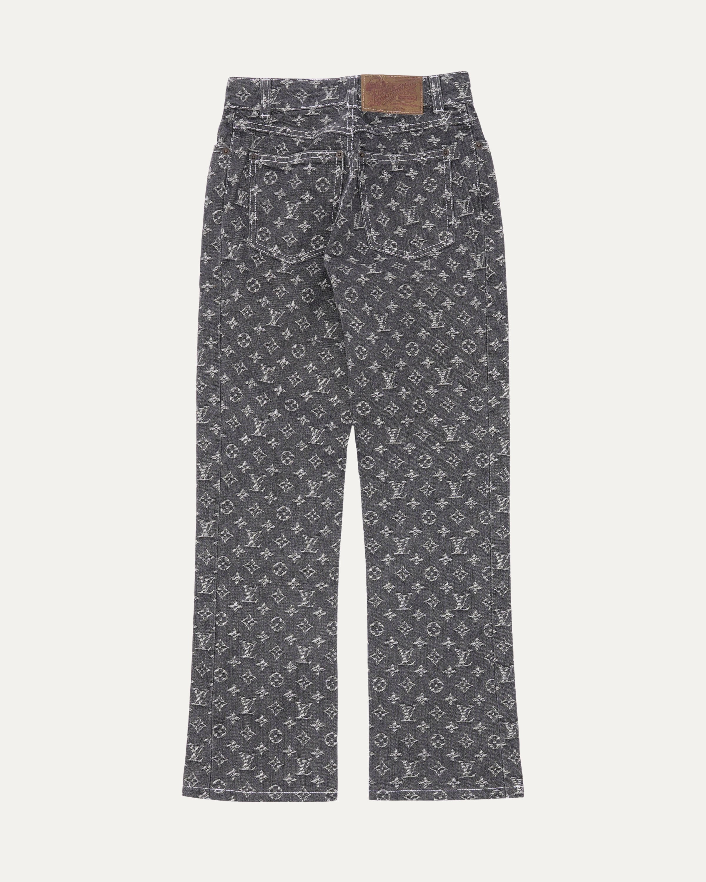 Jacquard Monogram Jeans