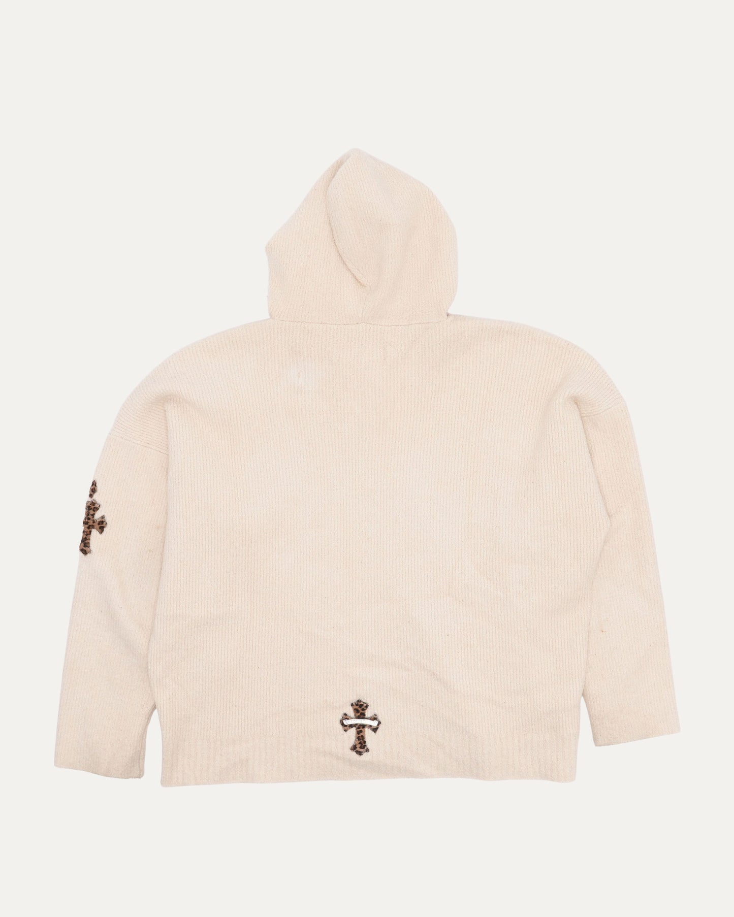 Cross Patch Hooded Sweater
