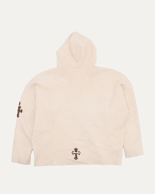 Cross Patch Hooded Sweater