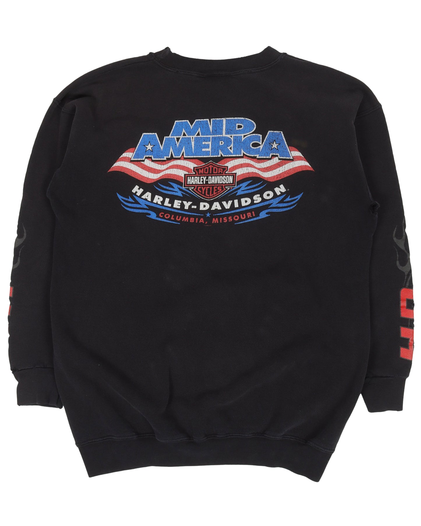 Harley Davidson Flames Sweatshirt