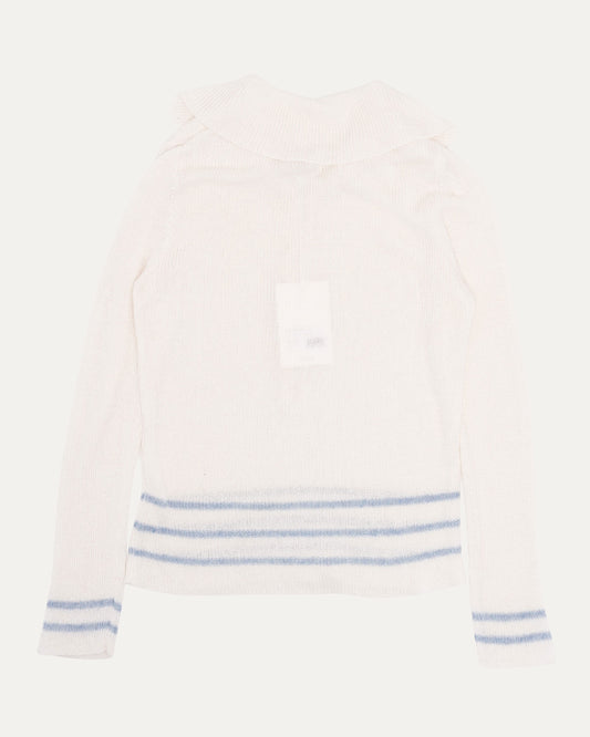 Quincy Striped Linen Blend Polo Shirt