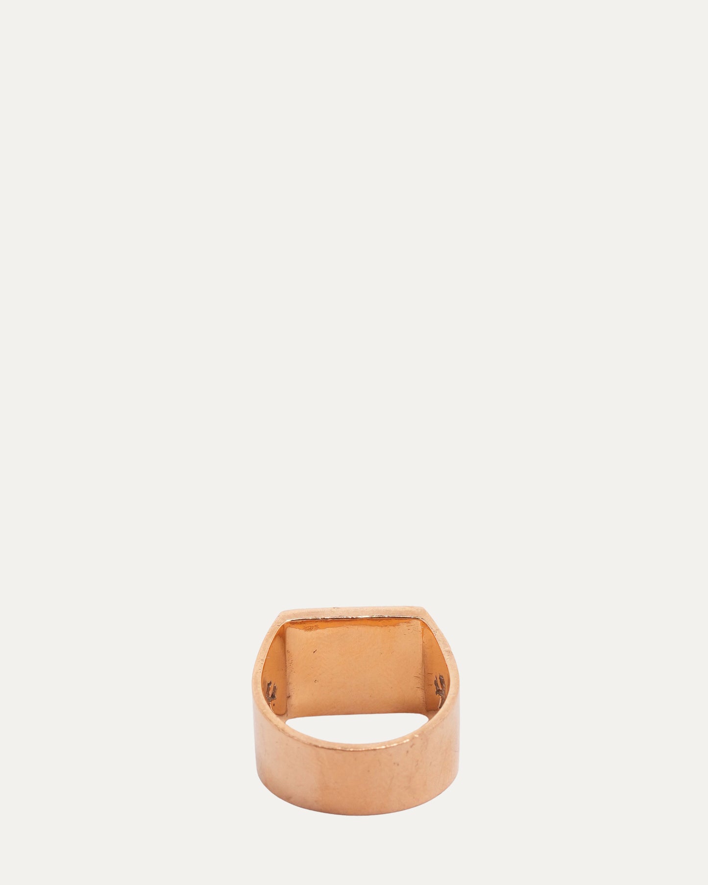 Gold & Emerald Cigar Band Ring