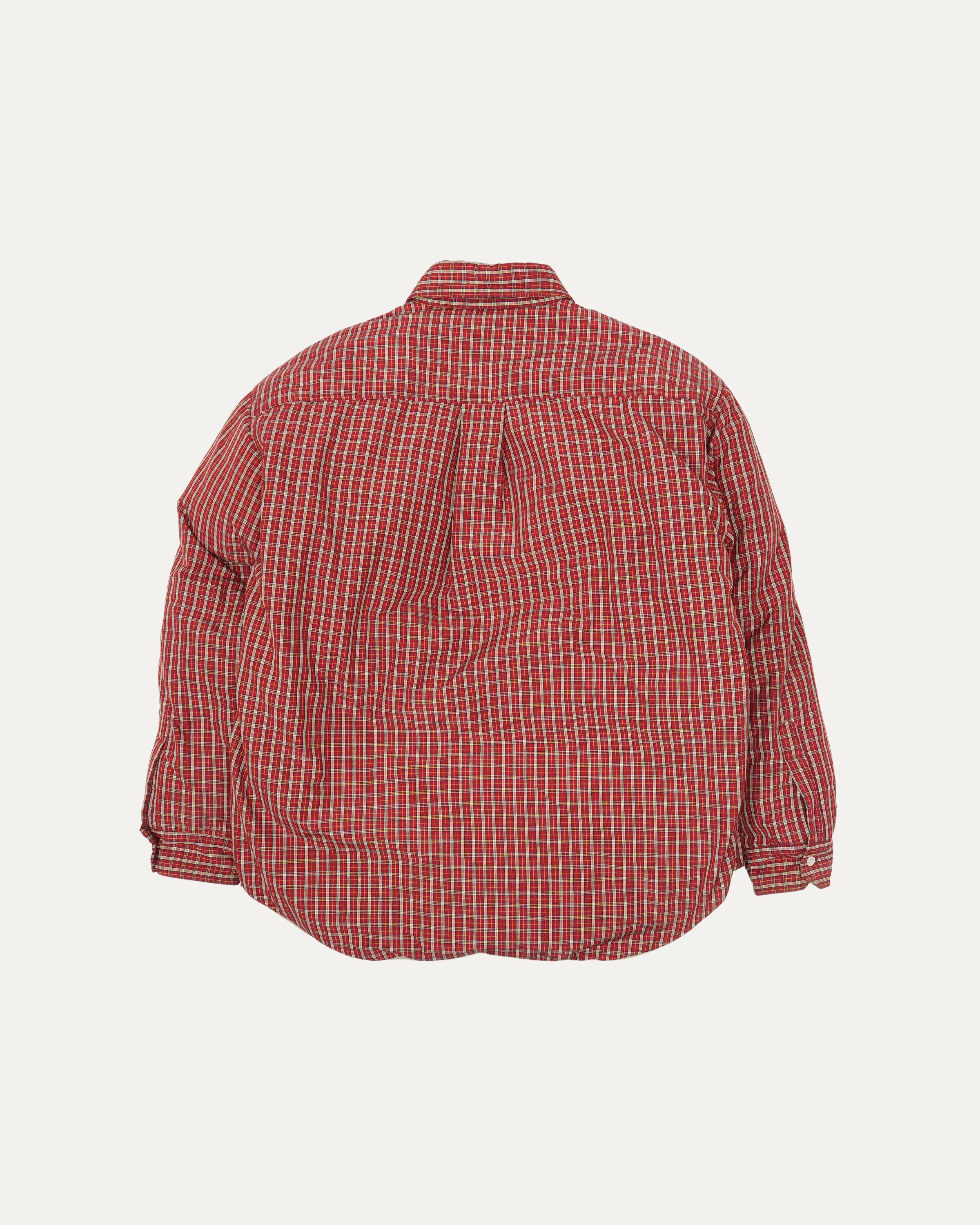 AW18 Oversized Padded Flannel Jacket