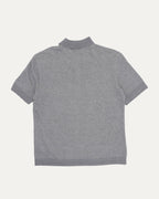Linen-Silk Blend Polo