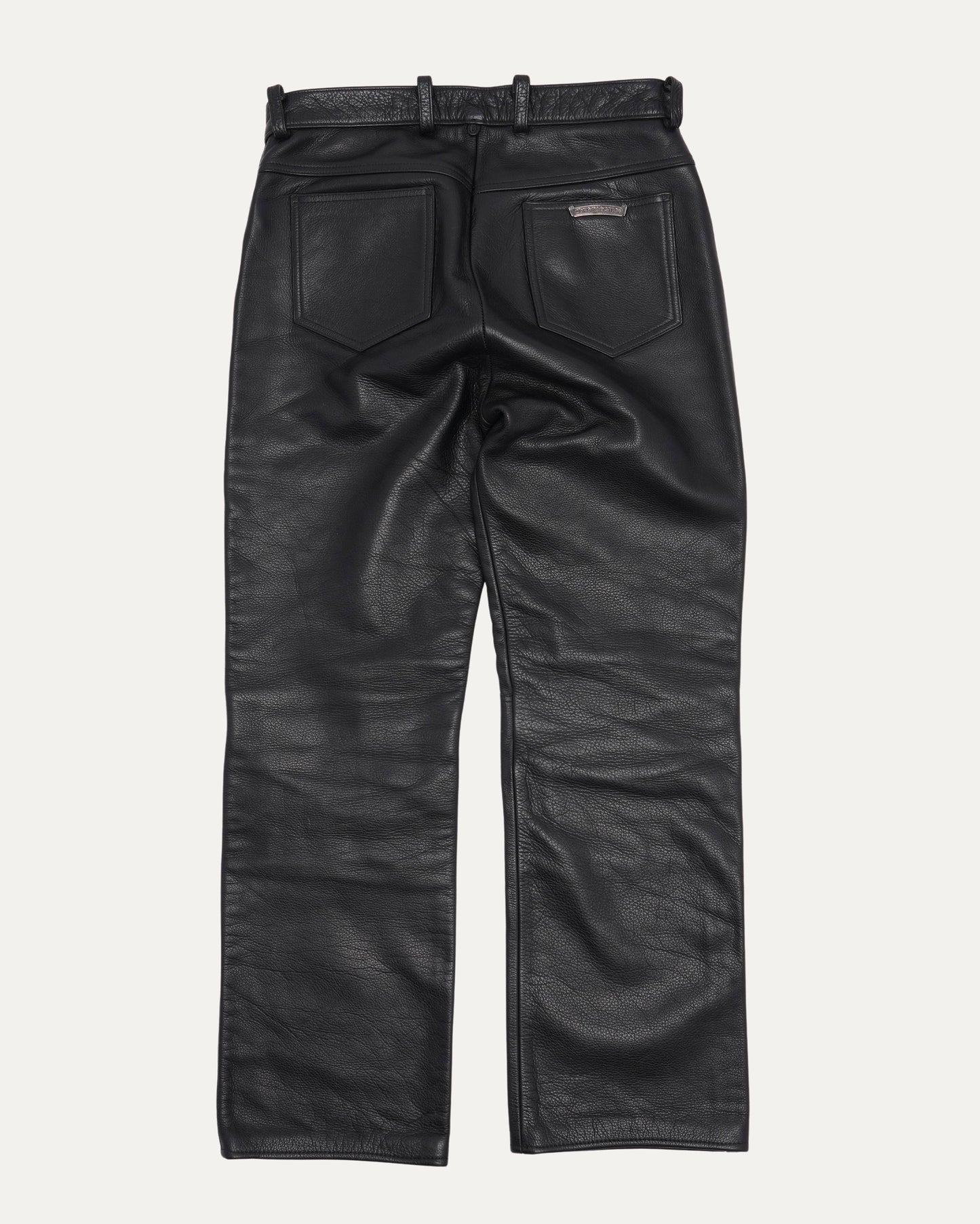 Fleur Knee Leather Pants