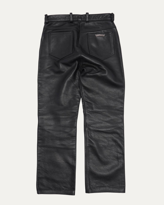 Fleur Knee Leather Pants