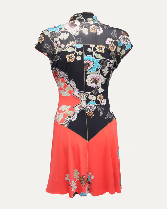 SS 2003 Chinoiserie Print Dress