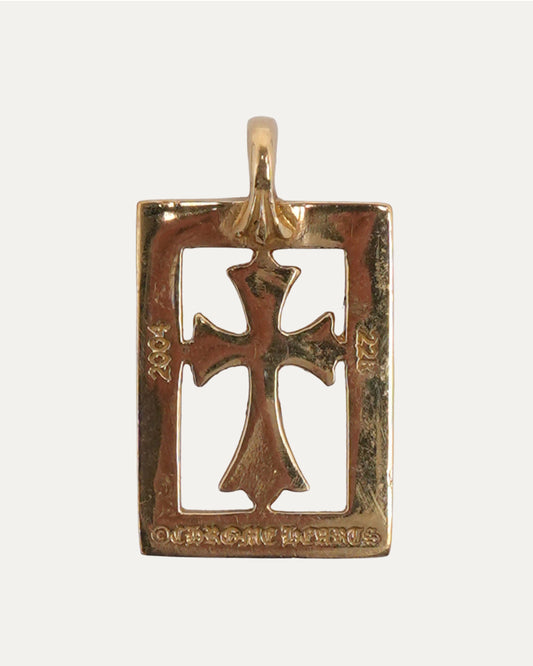 22k Gold Diamond Framed Baby Fat Pendant